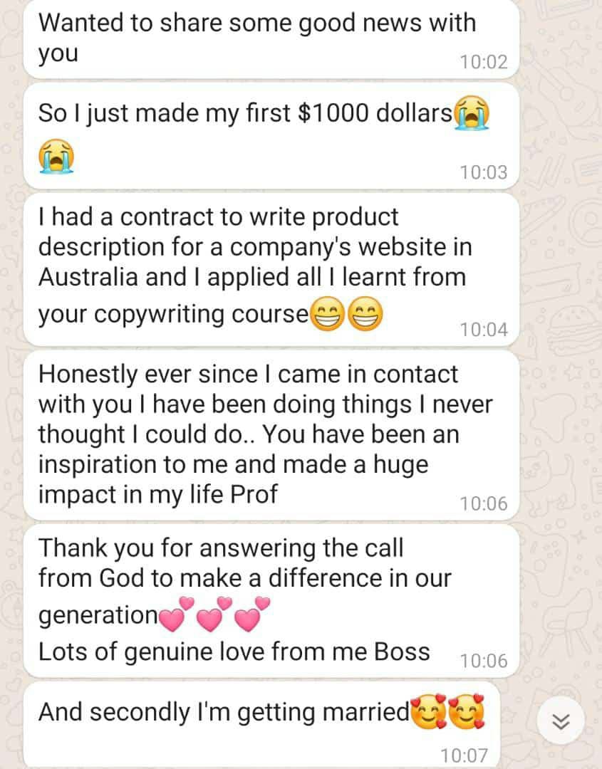 someone used this system to earn $1000