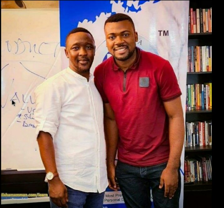Emmanuel Akpe With Elisha Mamman
